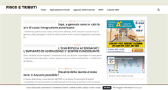Desktop Screenshot of fiscoetributi.com